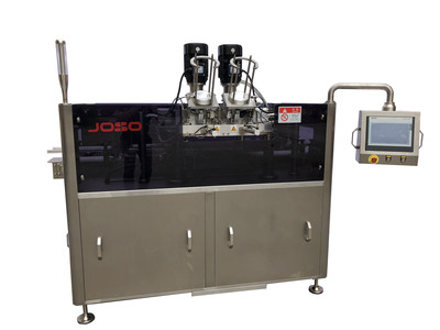 Automatic two-head vacuum filling and nitrogen sealing machine